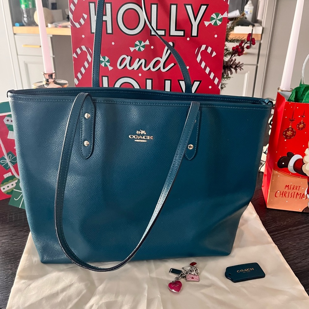 Coach Zip Top Tote Bag